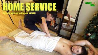 Relaxing Home Service I Swedish Massage by Masseur Michael I 4K