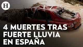 Al menos 4 personas pierden la vida tras fuertes lluvias en Madrid y Toledo, España