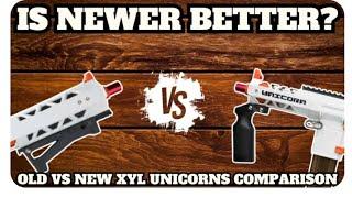 comparison between the OG unicorn and the new tactical unicorn