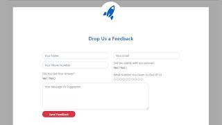 How To Make a Feedback Form With Html And Css| Amazing Feedback Form With Html And Css||By zainXpert