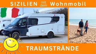 ️ Sizilien #6 - STRÄNDE, CPs mit Strandzugang uvm ... mit dem Wohnmobil