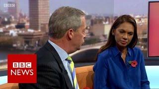 Nigel Farage to Gina Miller 'What part of leave don't you understand?' BBC News