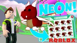 18 NEON PET YAPTIM ve TRADE ATTIM / Roblox Adopt Me Mega Neon Pet