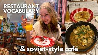 How to order food in a restaurant IN RUSSIA? | Vocabulary for making an order | Soviet-style café