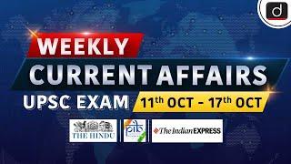 Weekly Current Affairs | 11th Oct-17th Oct | Global Hunger Index 2024 | UPSC | Drishti IAS English