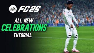 EA FC 25 | ALL NEW CELEBRATIONS TUTORIAL | Playstation & Xbox