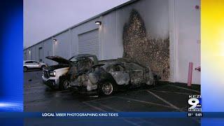 Eugene neighbors react to fire at car dealership