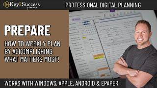 How To Weekly Plan with Digital Planner | Key2Success Training Series