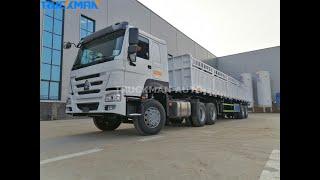 SINOTRUK HOWO tractor truck and container trailer