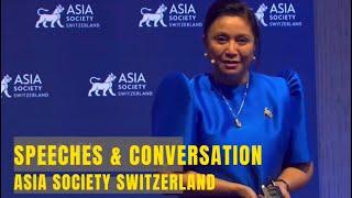 SPEECHES  & Conversation at Asia Society Swtzerland