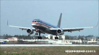 American Airlines Boeing 757-223 [N692AA] Landing in Los Angeles