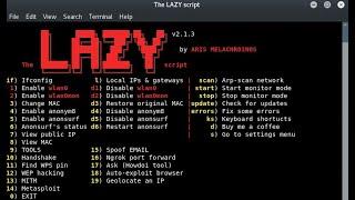 How to install lazy script in Kali Linux I kali linux toturial 2022.1