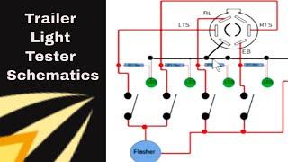 Trailer light Tester Schematics