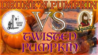 DRUNK'N vs TWISTED | Dr. Squatch & Sudsy Bear Pumpkin Bars | Which Is Better?