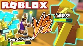 WORLD'S BIGGEST ARMY vs *NEW* HARDEST BOSS in Army Control Simulator Update!! (Roblox)