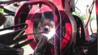 Welding Socket on Tiller for Drill Starting