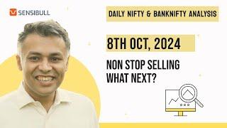 NIFTY and BANKNIFTY Analysis for tomorrow 8 October