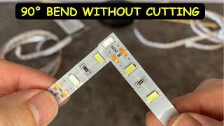 How to Bend LED Strip at 90° (3 Unique Ways ANYONE Can Do)