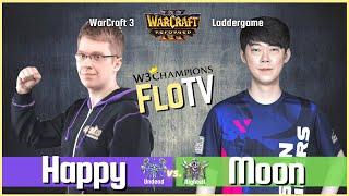 Warcraft 3 Reforged: Happy vs Moon (Undead vs Nightelf)  W3Champions Ladder Replay Cast by Tak3r