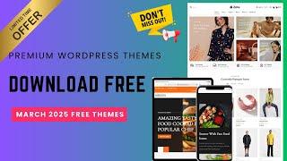 Don’t Miss This Month’s Free Premium WordPress Themes from ThemeForest! | Premium Themes Free