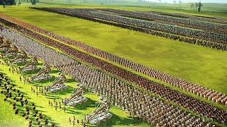 5000 Римских Легионеров VS 25 000 Варваров Галлов - Cinematic Battle - Total War Rome 2