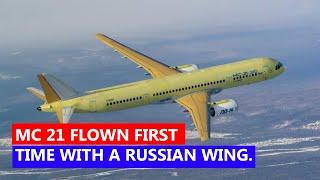 Russia's first serial Irkut MC-21 takes off