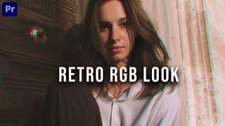 Retro RGB Split Effect (No Plugins Required) - Adobe Premiere Pro