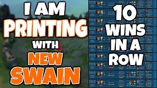 I am LITERALLY PRINTING LP with NEW SWAIN, he even got me back to Challenger | Challenger Swain Mid