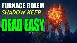 Elden Ring SOTE Walkthrough Part 26 - FURNACE GOLEM FIGHT (Shadow Keep)