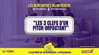 ️PITCHWORKING 1️⃣5️⃣ "Les 3 clefs d'un pitch impactant"