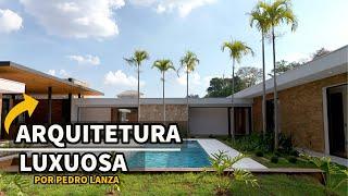 ARQUITETURA DE LUXO: CASA MODERNA COM LAZER INTEGRADO