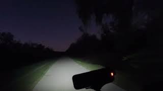 Barker Clodine Trail at Night