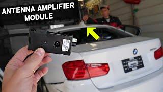 BMW F30 F31 F32 F36 ANTENNA AMPLIFIER MODULE LOCATION REPLACEMENT 316i 318i 320i 328i 330i 335i 340i