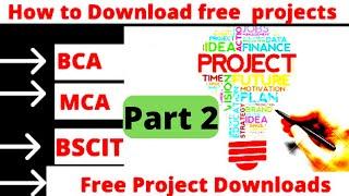 How to Download Free Project | bca final year Full project | project for bca 3rd year | bca project