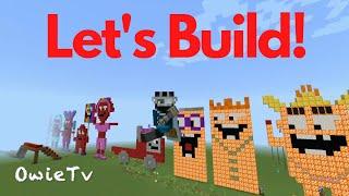 Building Minecraft Numberblocks  with Owie