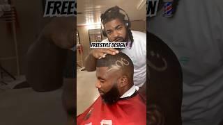 Mid Fade Haircut w/ Freestyle Design #barber