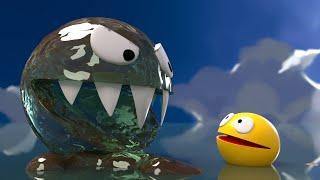 Pacman Vs Water Monster (Level 11)