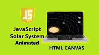 Realistic Animated Solar System | HTML Canvas and JavaScript