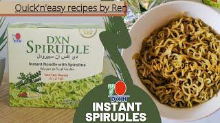 DXN Spirudles, DXN spirulina Noodles, Unboxing and cooking DXN Instant noodles, tomyum, @RenitaPais