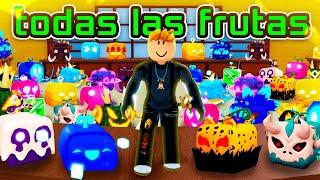 Probé Todas Las Frutas De Blox Fruits En Un Solo Vídeo 