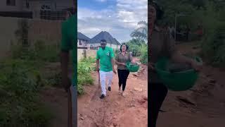 Zubby Micheal and chioma nwaoha in set #chioma nwaoha #Zubby Micheal #movies #nigerian movie 