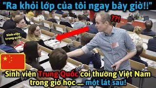 Lý do vì sao một học sinh Trung Quốc lơ là Việt Nam bỗng không nói nên lời trong giờ học