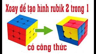 Tạo khối rubik 2x2 lồng trong khối rubik 3x3