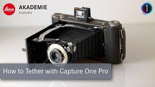 How to tether a Leica SL2 using Capture One Pro 21