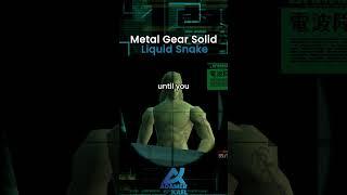 Did you Know? Metal Gear Solid Liquid #metalgearsolid