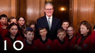 Prime Minister Keir Starmer hosts a Chanukah reception at 10 Downing Street