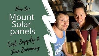 Installing our Bus Conversion Solar Panels- School Bus Conversion - SKOOLIE Video