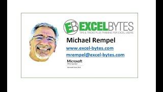 Improve Your Excel Skills With Excel Bytes Basics!