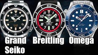 Выбираем лучшие дайверские часы: Omega, Breitling, Grand Seiko