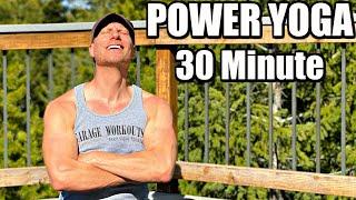 30 Minute Full Body Power Yoga Workout (Strength & Tone) Sean Vigue Fitness